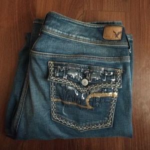 AEO Sequin Jeans